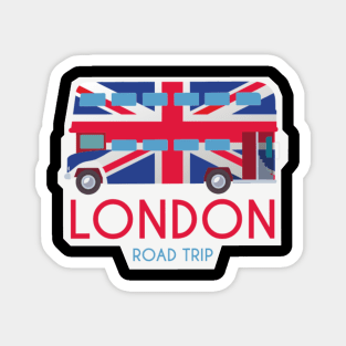 UK London iconic bus Magnet