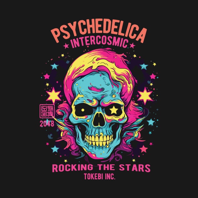 Rockstar Skull 80s by TOKEBI