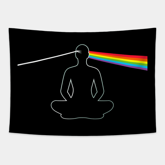 Dark Side of The Mind Tapestry by marieltoigo