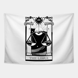 Libra Zodiac Sign Art Tapestry