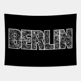 Berlin Street Map Tapestry