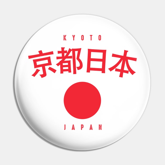 Kyoto City Japan Vintage Pin by Designkix