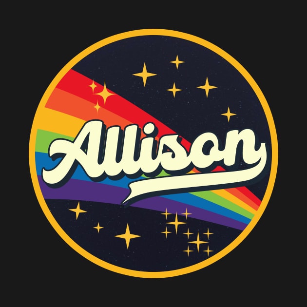 Allison // Rainbow In Space Vintage Style by LMW Art