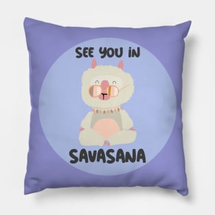 See you in savasana Pillow