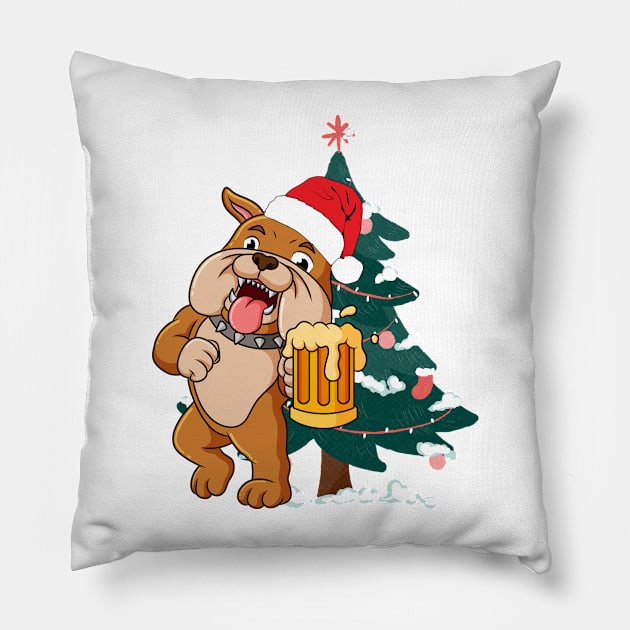 Cheerful Xmas. Pillow by TaansCreation 