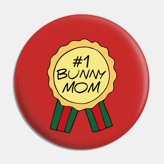 #1 bunny mom for rabbit lovers Pin by Selma22Designs