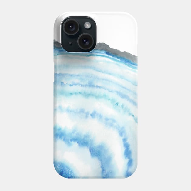 Watercolor geode Phone Case by Sharon Rose Art