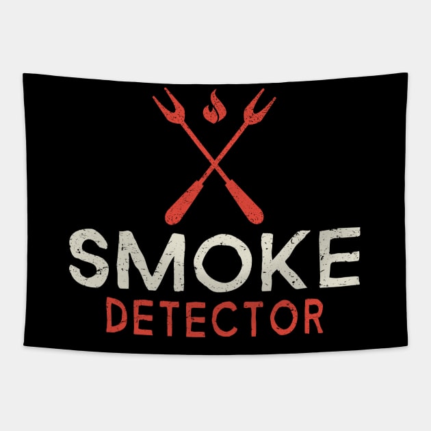 BBQ Smoke Detector Tapestry by Etopix