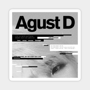 Agust D: Agust D Mixtape Cover Magnet