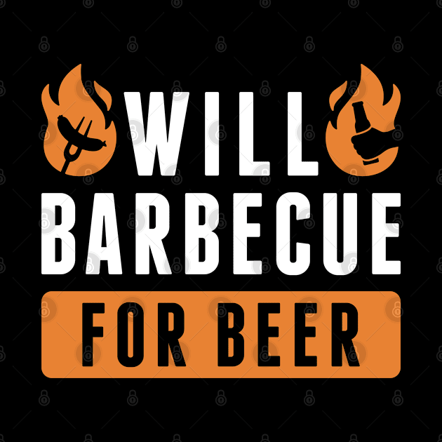 Will Barbecue For Beer by Cherrific