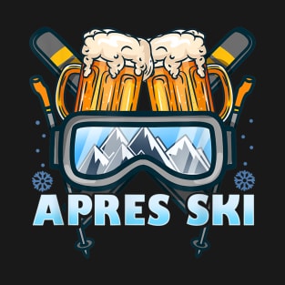 Apres Ski I Mountain Skiing I Jagatee Beer T-Shirt