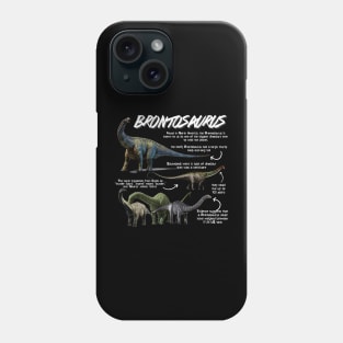 Brontosaurus Fun Facts Phone Case