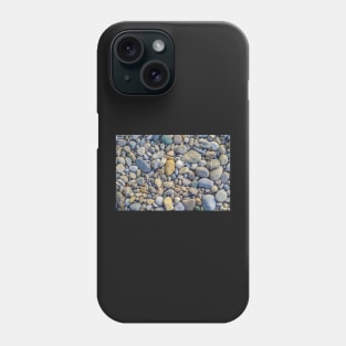 Background Of Smooth River Stones Phone Case