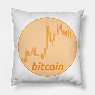 Bitcoin - Orange Pillow