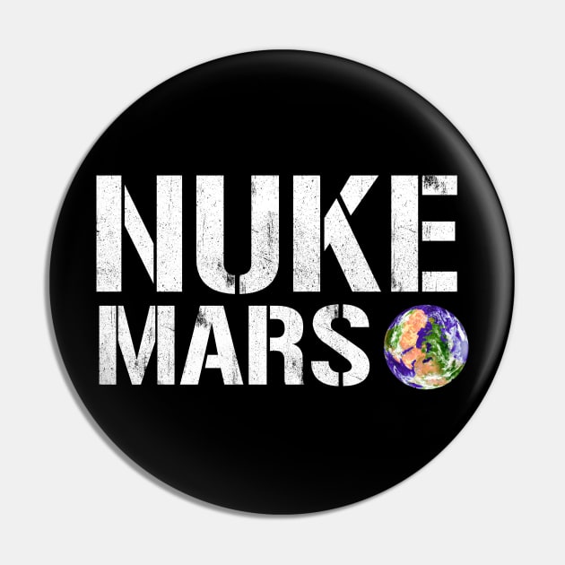 Nuke Mars - Elon Musk Pin by G! Zone