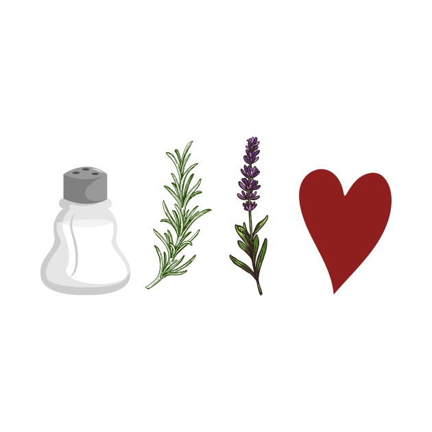 Salt, Rosemary, Lavender, Love Practical magic by Tres-Jolie