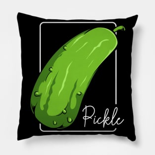 Pickle - Dill Vegetable Cucumber Green Vegan Food Pillow