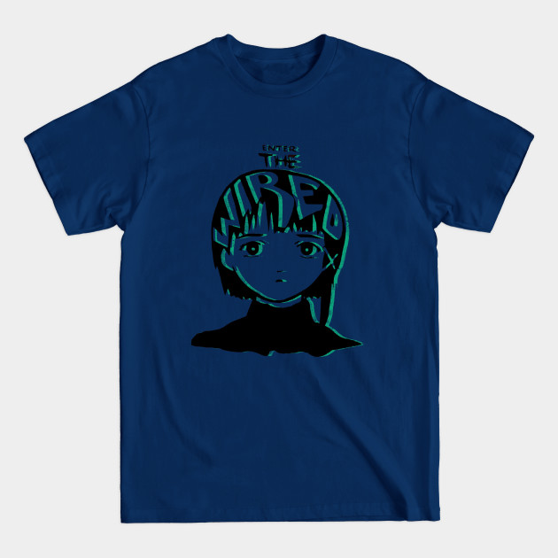 Disover Serial Experiments Lain - Enter the Wired - 90s Anime - T-Shirt