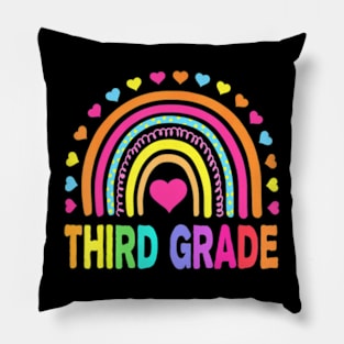 Third Grade 3rd Grade  Teachers Kids Back to School Pillow