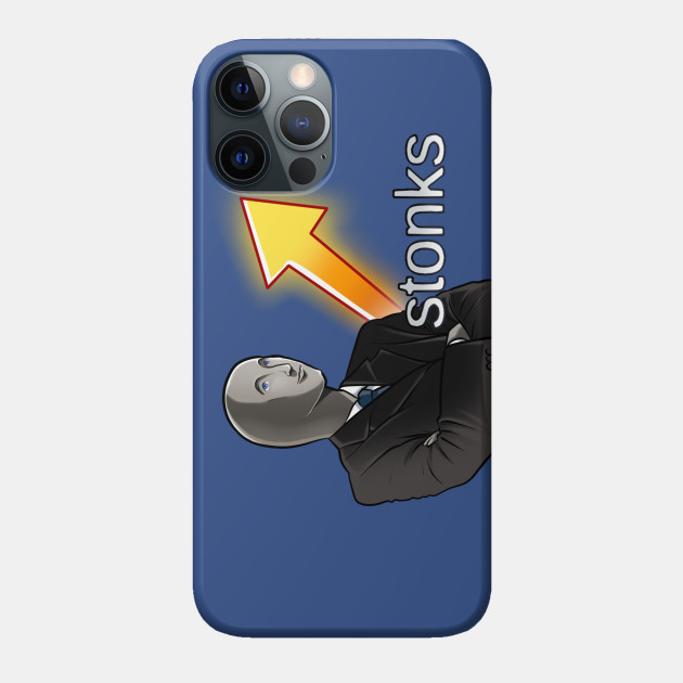 Stonks - Meme - Phone Case