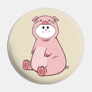 cat wearing pig costume Pin
