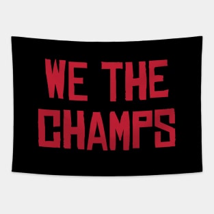 We The Champs - Black/Red Tapestry