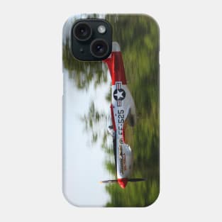 P-51D Mustang fast fly-by Phone Case