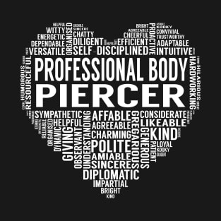 Professional Body Piercer Heart T-Shirt