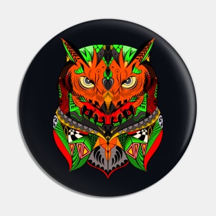 Owl zentangle design Pin