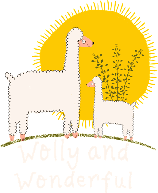 Wolly Llama Kids T-Shirt by LacasitadeNadirca