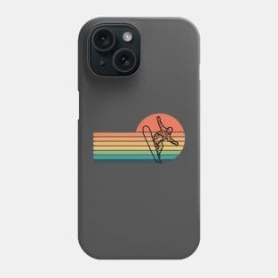 Retro Snowboarding Phone Case