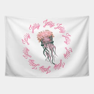 Sweet Jelly Mauve Stinger Jellyfish Design Gift Ideas Evergreen Tapestry