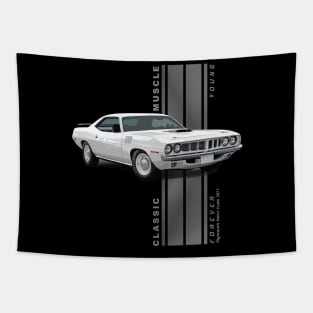 Plymouth Hemi Cuda Classic American Muscle Cars Vintage Tapestry