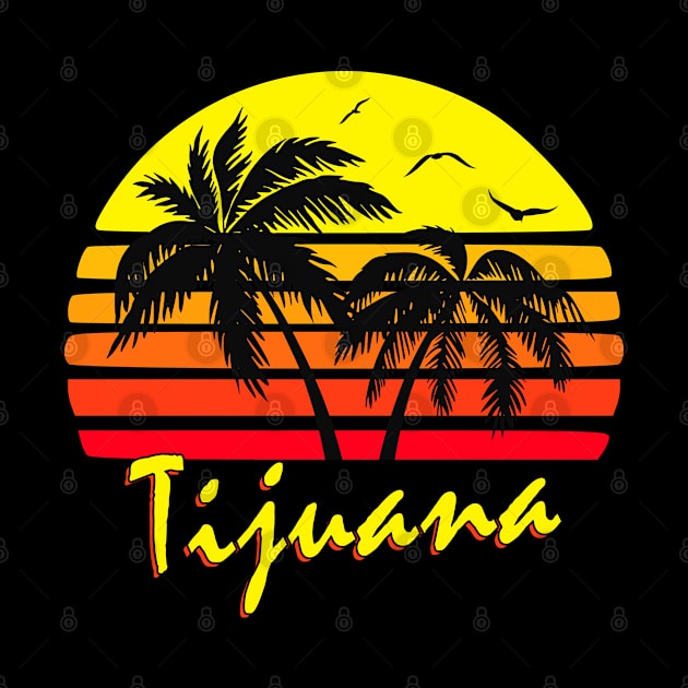 Tijuana Retro Sunset by Nerd_art