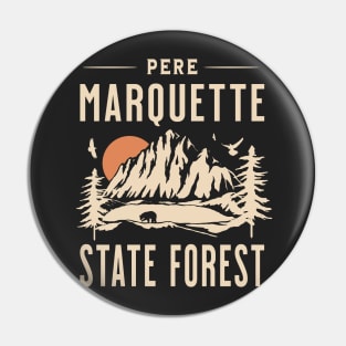 Pere Marquette State Forest Michigan Pin
