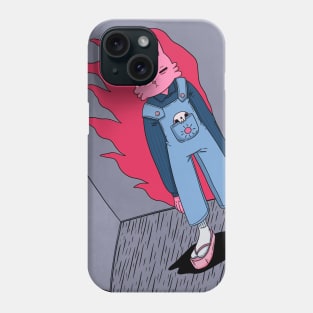 burning cat Phone Case