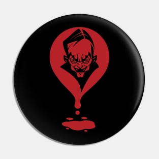 Blood Thirsty Vampire Smiling Pin