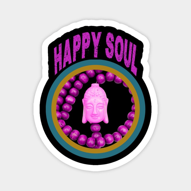 Buddha happy soul Magnet by happygreen