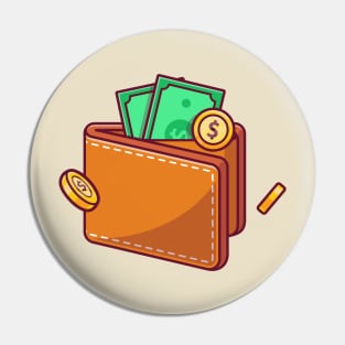 Wallet And Money Pin