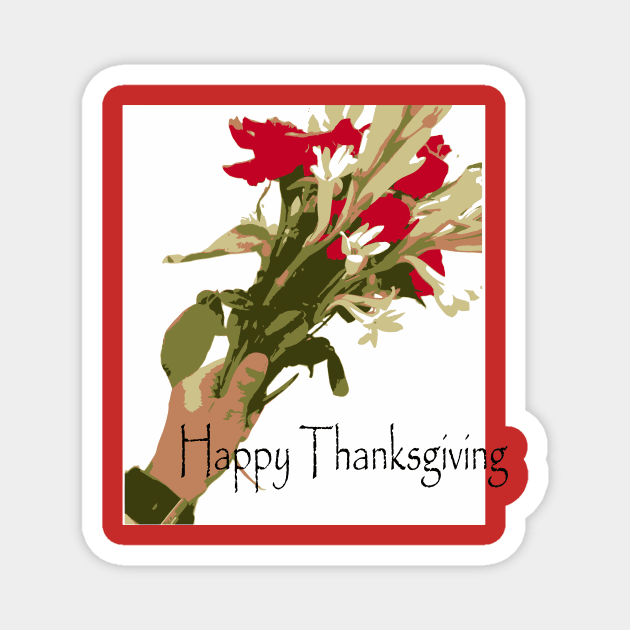 Happy Thanksgiving Magnet by FlorenceFashionstyle