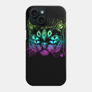 Cat Neon Phone Case