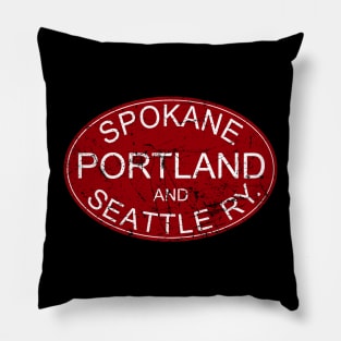 Distressed Spokane, Portland & Seattle Railway Pillow