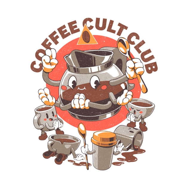 Holy Coffee Club by Ilustrata