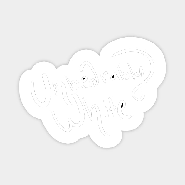 Unbearably White Vampire Weekend Magnet by jrepkin