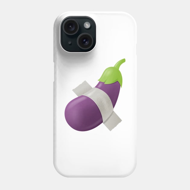 Duct Tape Eggplant Phone Case by zoljo