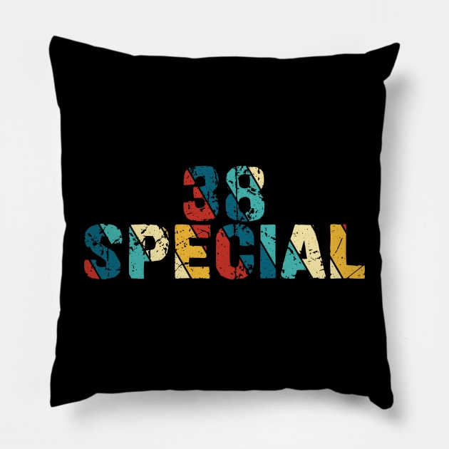 Retro Color - 38 Special Pillow by Arestration