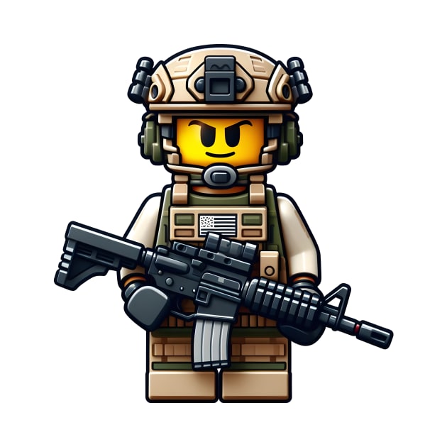 Tactical LEGO by Rawlifegraphic