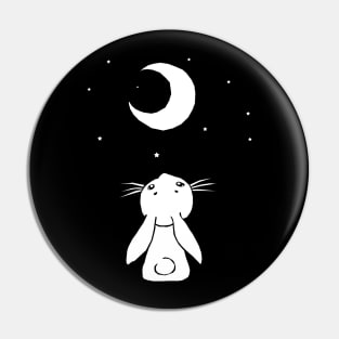 'Moon Bunny' Adorable Bunny Gift Pin