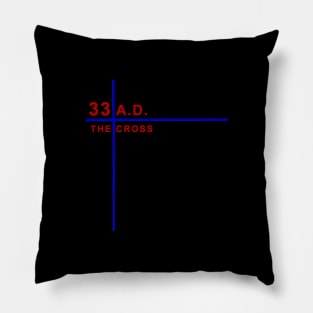 33 A.D. The Blue Cross Pillow