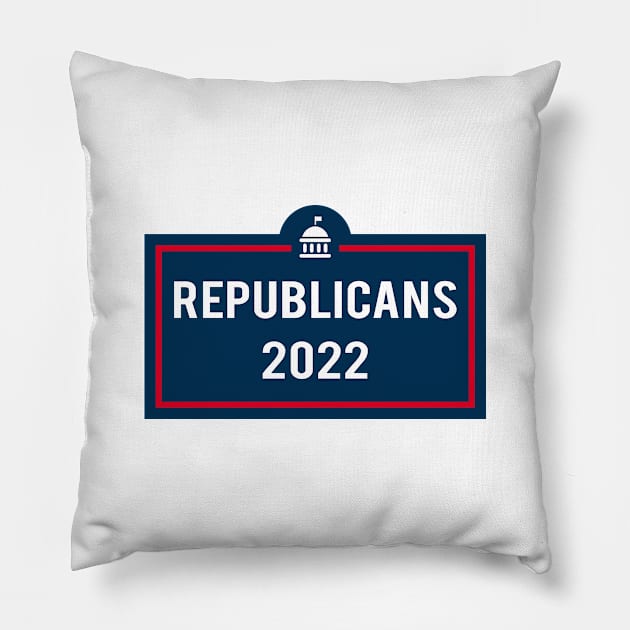 Republicans 2022 Pillow by powniels